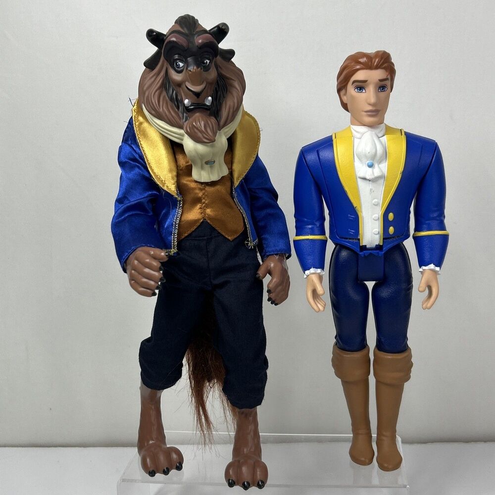 Disney Store Beast Prince Classic Doll Beauty and the Beast Transforming 12''